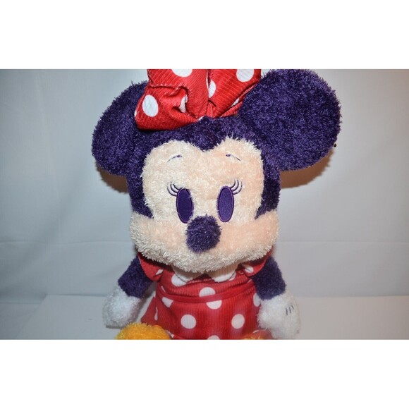 Disney Parks Minnie Mouse 14" Weighted Relaxing Emotional Support Plush Furry - Picture 4 of 13